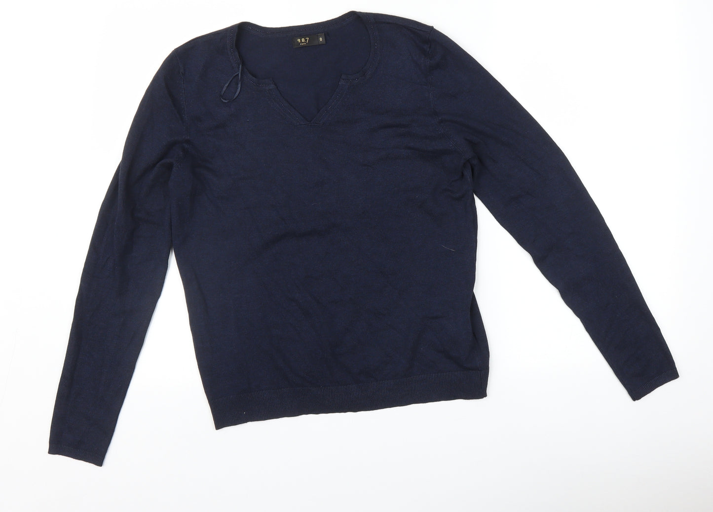 987 Womens Blue   Pullover Jumper Size M