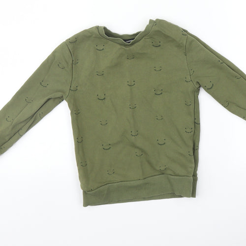 George Boys Green   Pullover Sweatshirt Size 3-4 Years