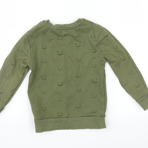 George Boys Green   Pullover Sweatshirt Size 3-4 Years