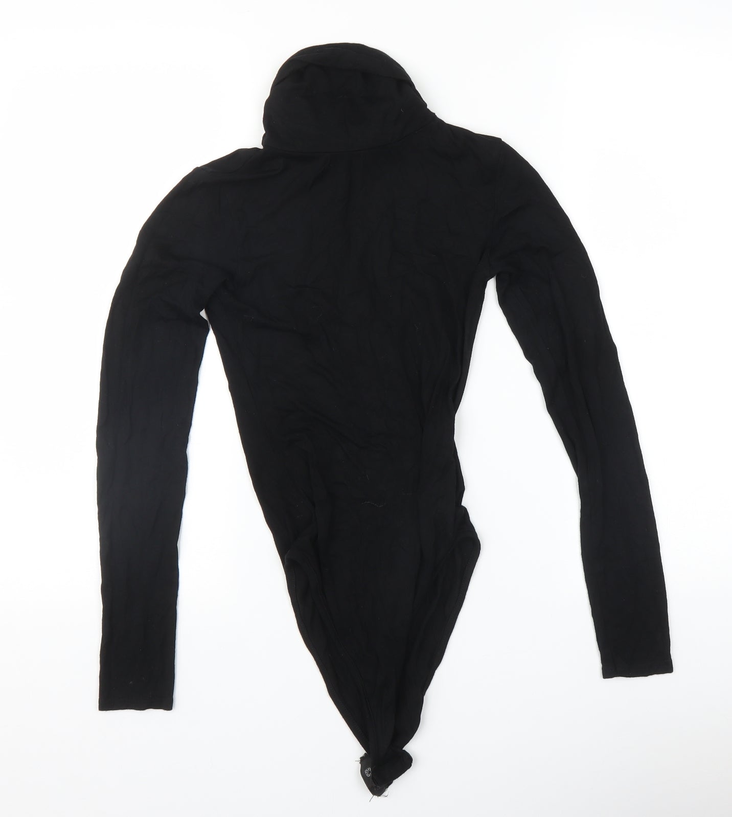 PRETTYLITTLETHING Womens Black   Basic Blouse Size 8