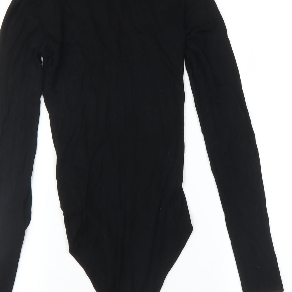 PRETTYLITTLETHING Womens Black   Basic Blouse Size 8