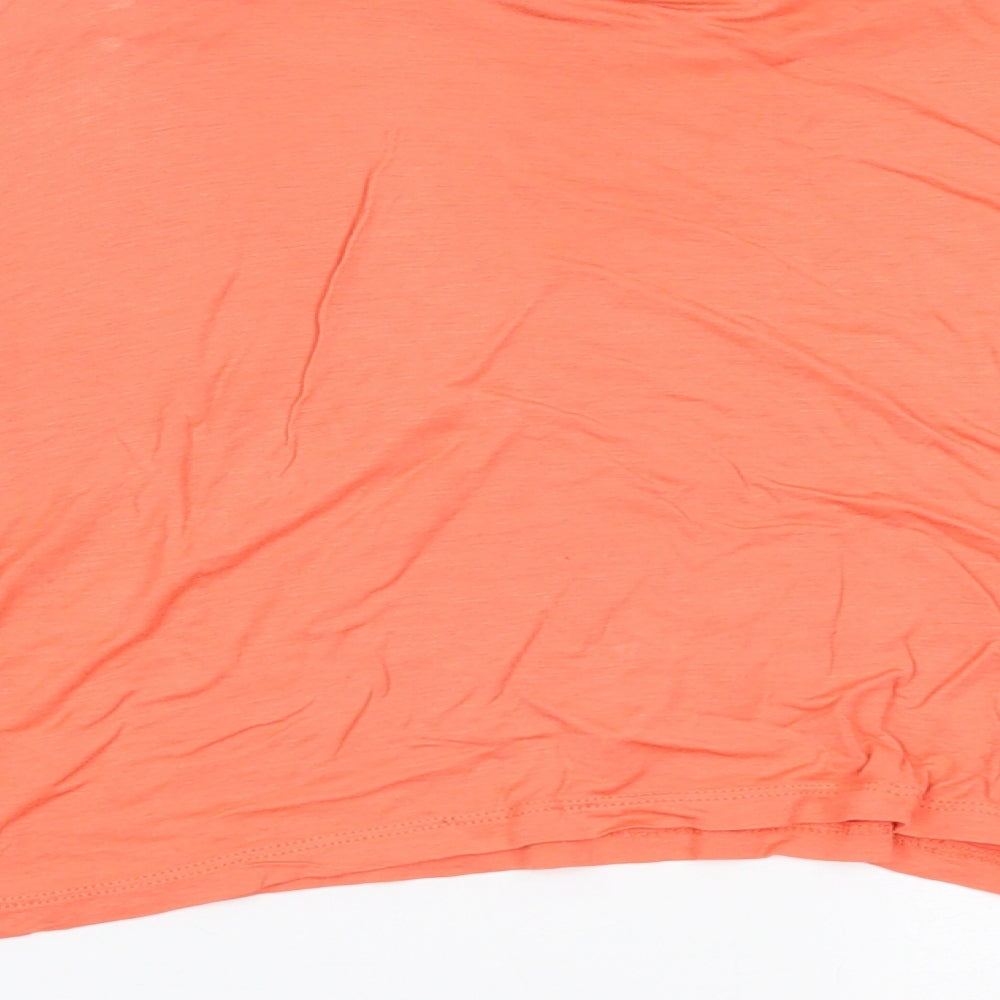Republic  Womens Pink   Cropped T-Shirt Size 10