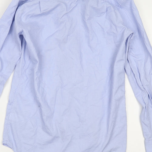 NEXT Mens Blue    Button-Up Size 14.5