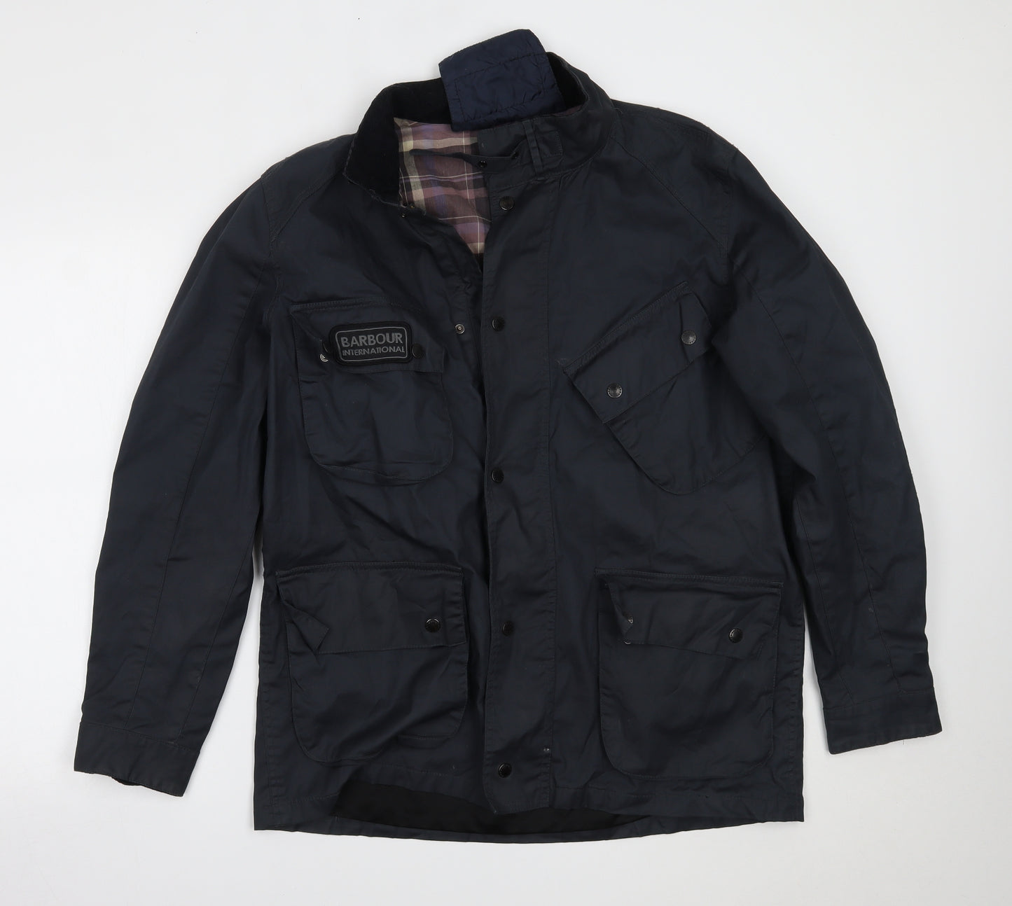 Barbour Mens Black   Overcoat Coat Size L