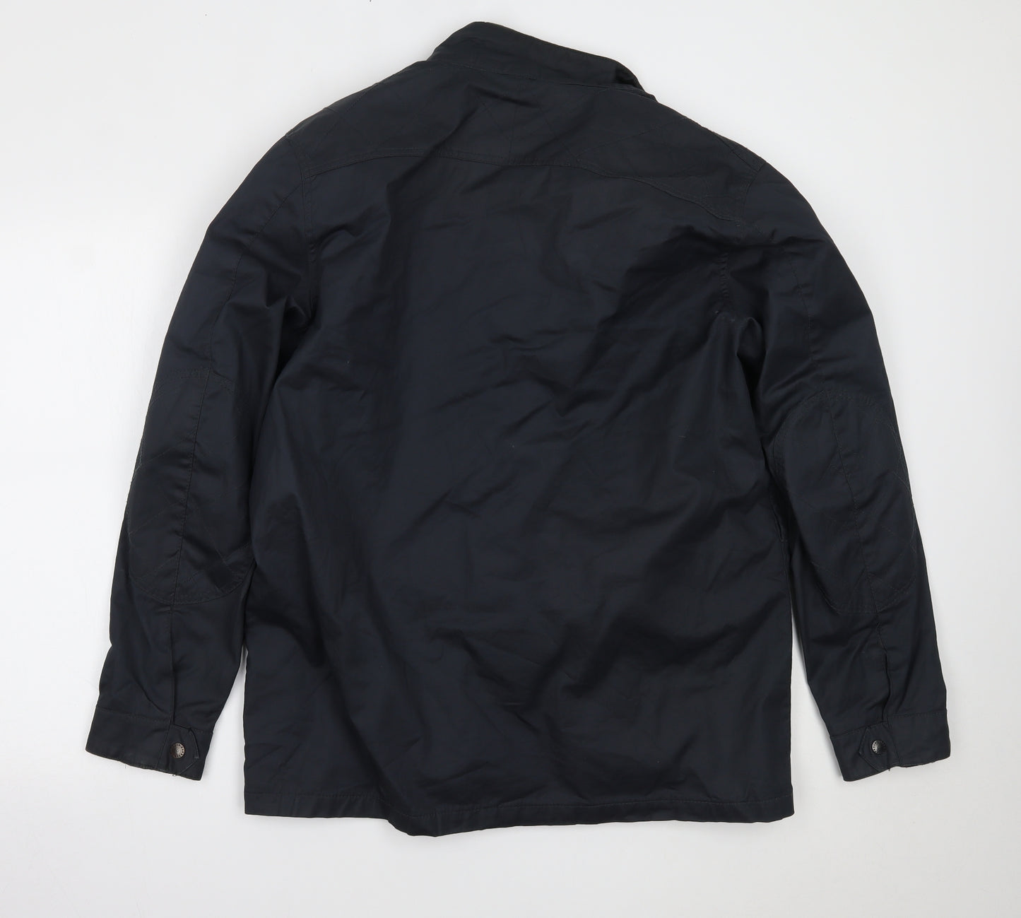 Barbour Mens Black   Overcoat Coat Size L
