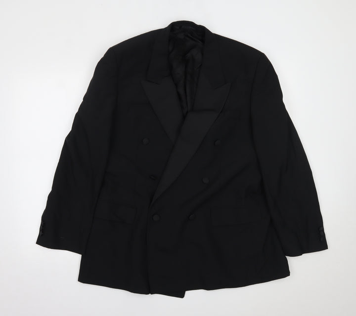 Mr Henry Mens Black   Jacket Suit Jacket Size 42