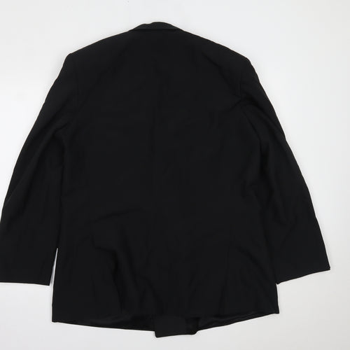 Mr Henry Mens Black   Jacket Suit Jacket Size 42