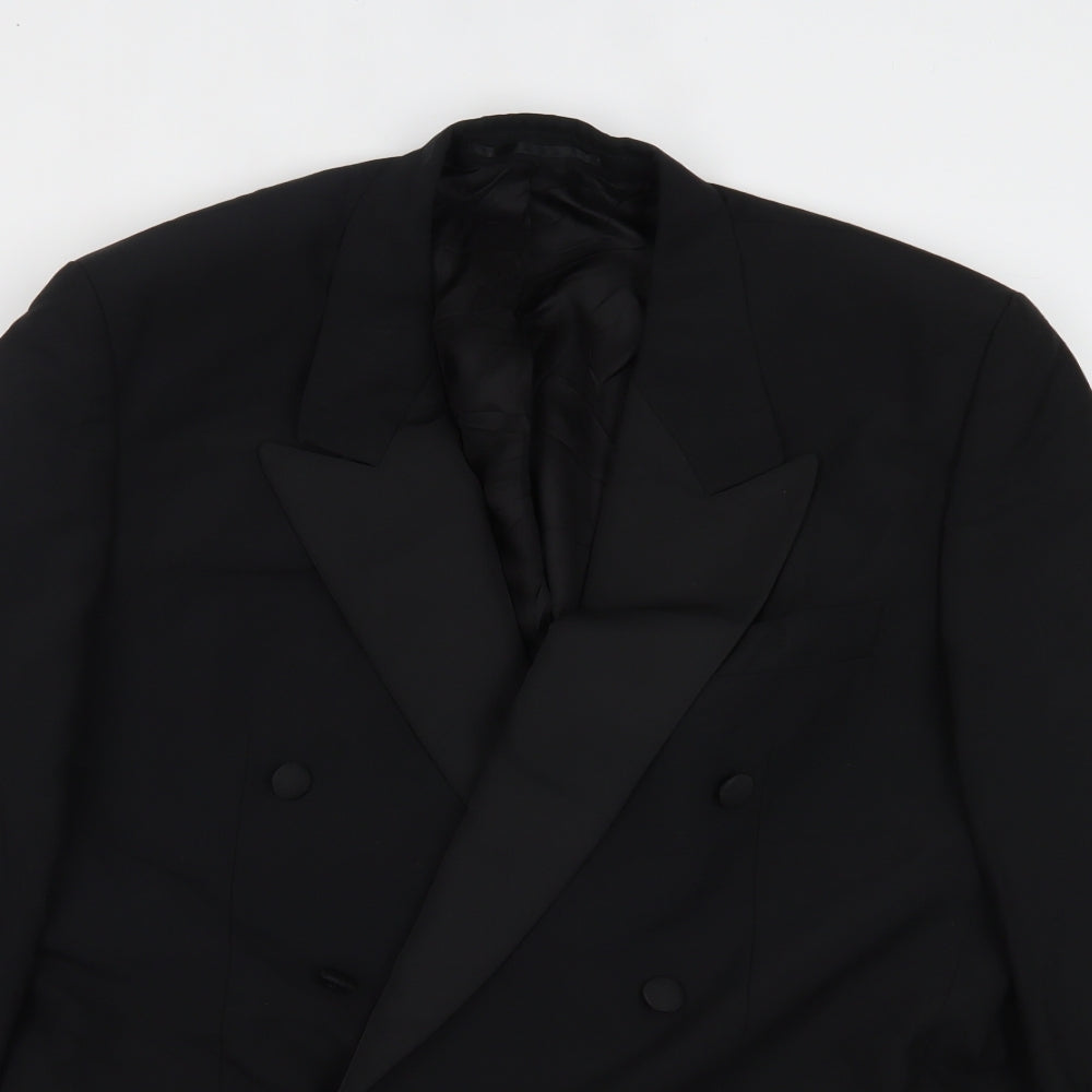 Mr Henry Mens Black   Jacket Suit Jacket Size 42