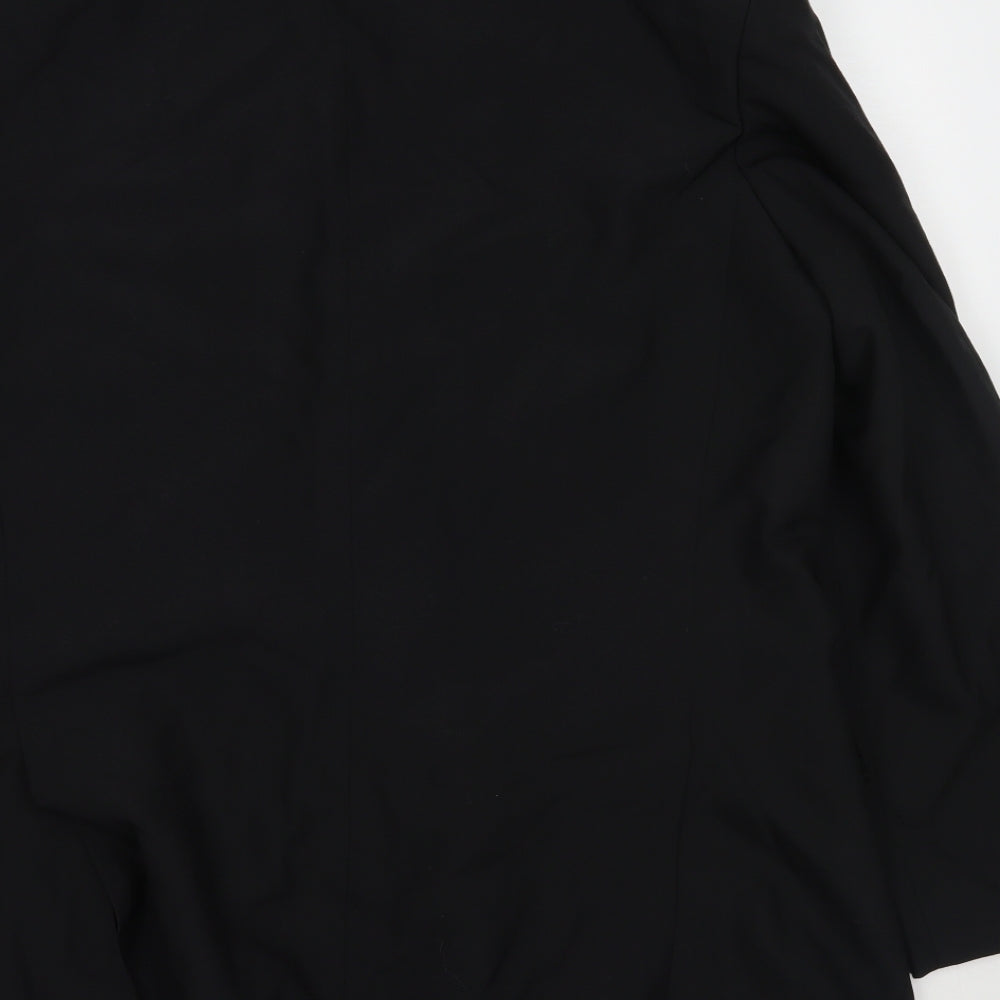 Mr Henry Mens Black   Jacket Suit Jacket Size 42