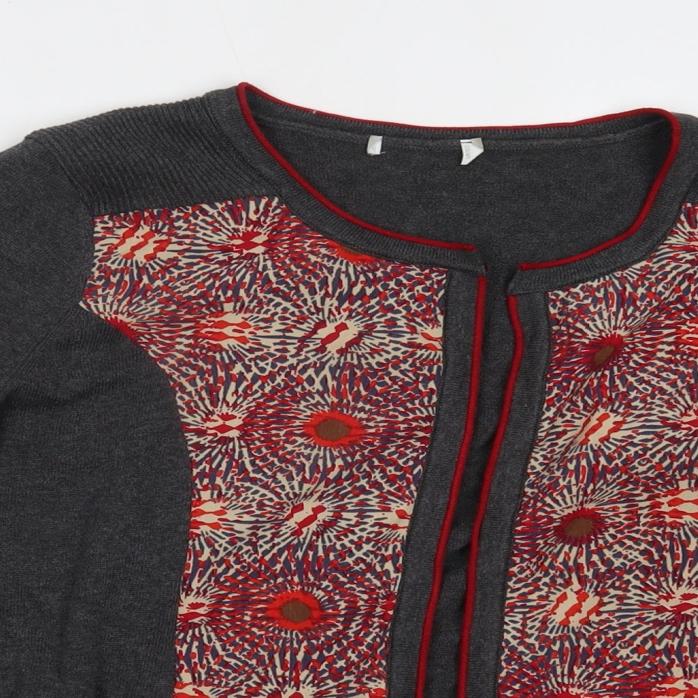 Per Una Womens Grey   Cardigan Jumper Size 14