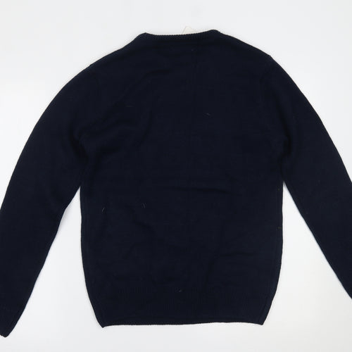 Primark Mens Blue   Pullover Jumper Size S  - Christmas, The Grinch