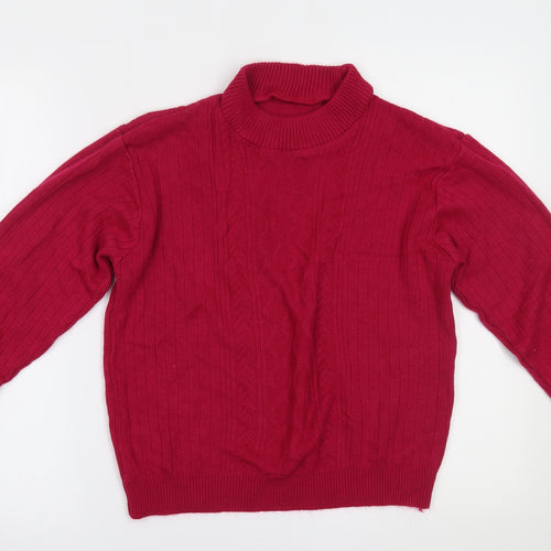 Preworn Womens Pink   Pullover Jumper Size 16