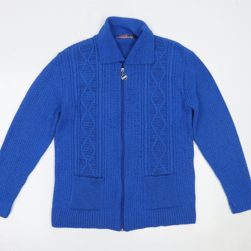 Glimpse Womens Blue   Jacket  Size M