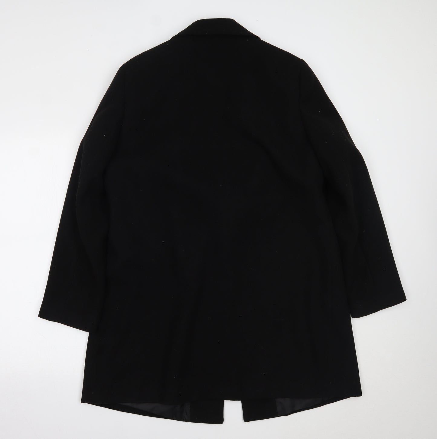 Primark Womens Black   Overcoat Coat Size 16
