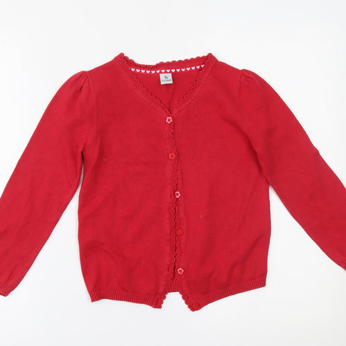 TU Womens Red   Cardigan Jumper Size 8