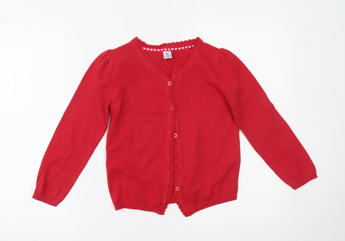 TU Womens Red   Cardigan Jumper Size 8