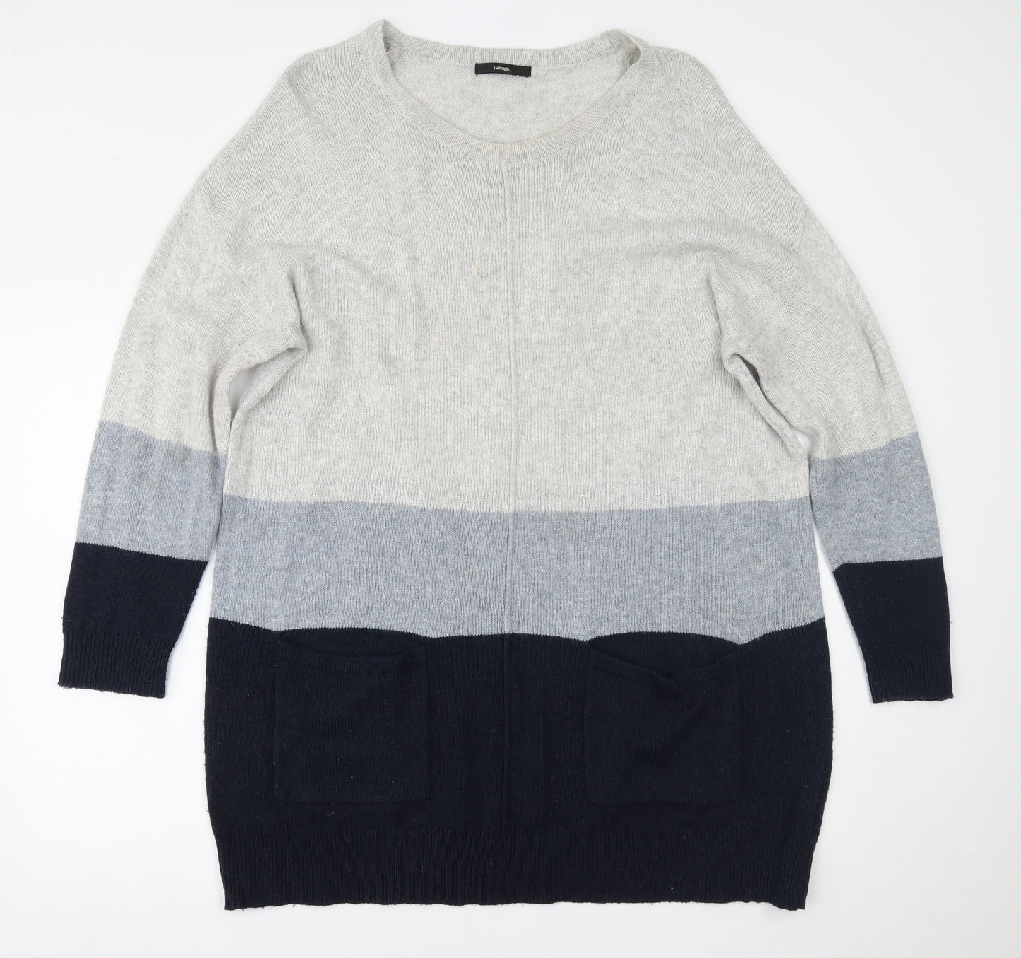 George Womens Blue   Pullover Jumper Size 20