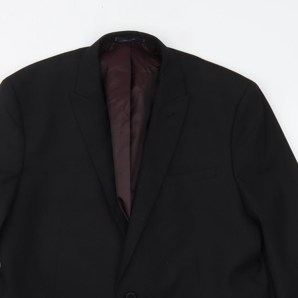 Primark Mens Black   Jacket Blazer Size 44