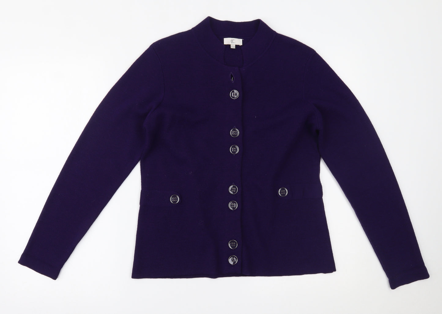 CC Womens Purple   Cardigan Jumper Size M