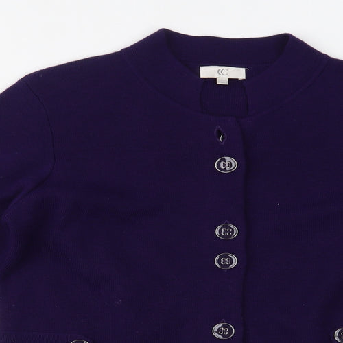 CC Womens Purple   Cardigan Jumper Size M