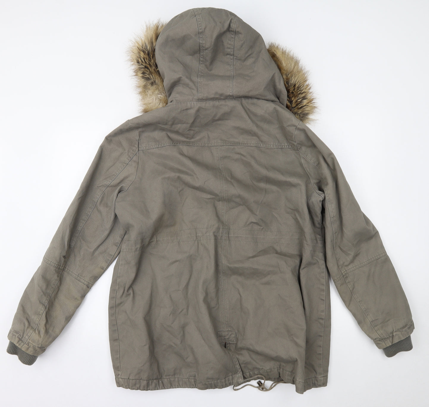 Henry Holland Womens Green   Parka Coat Size 16