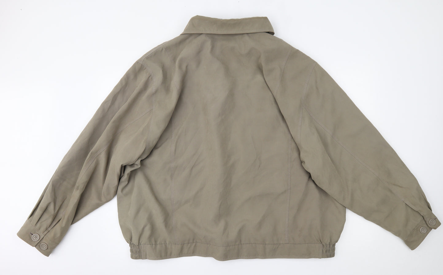 Carabou Mens Beige   Bomber Jacket Coat Size 2XL
