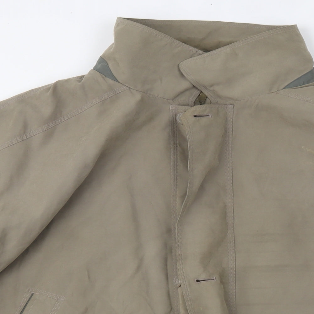 Carabou Mens Beige   Bomber Jacket Coat Size 2XL