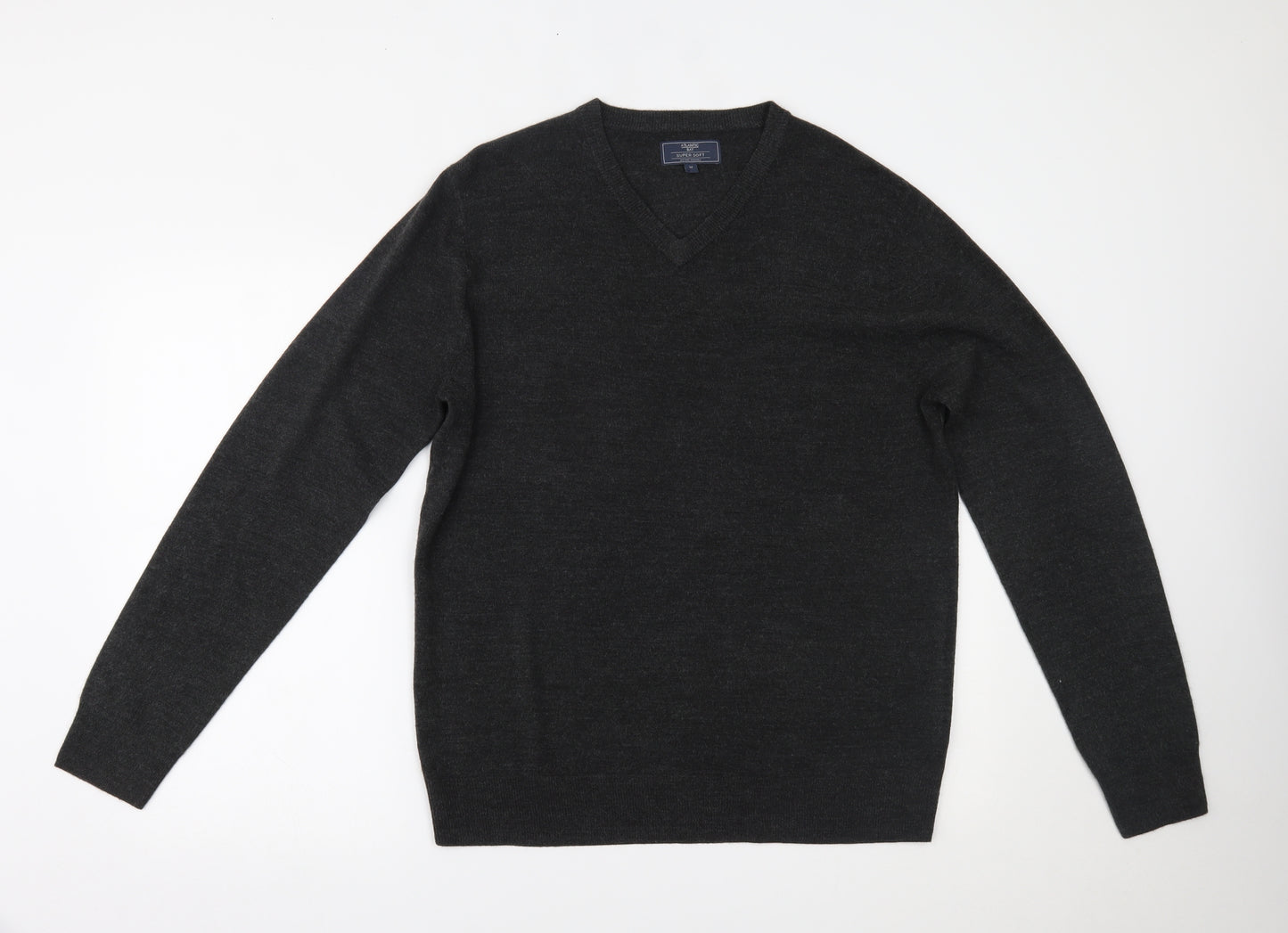 Atlantic Bay Mens Grey   Pullover Jumper Size M