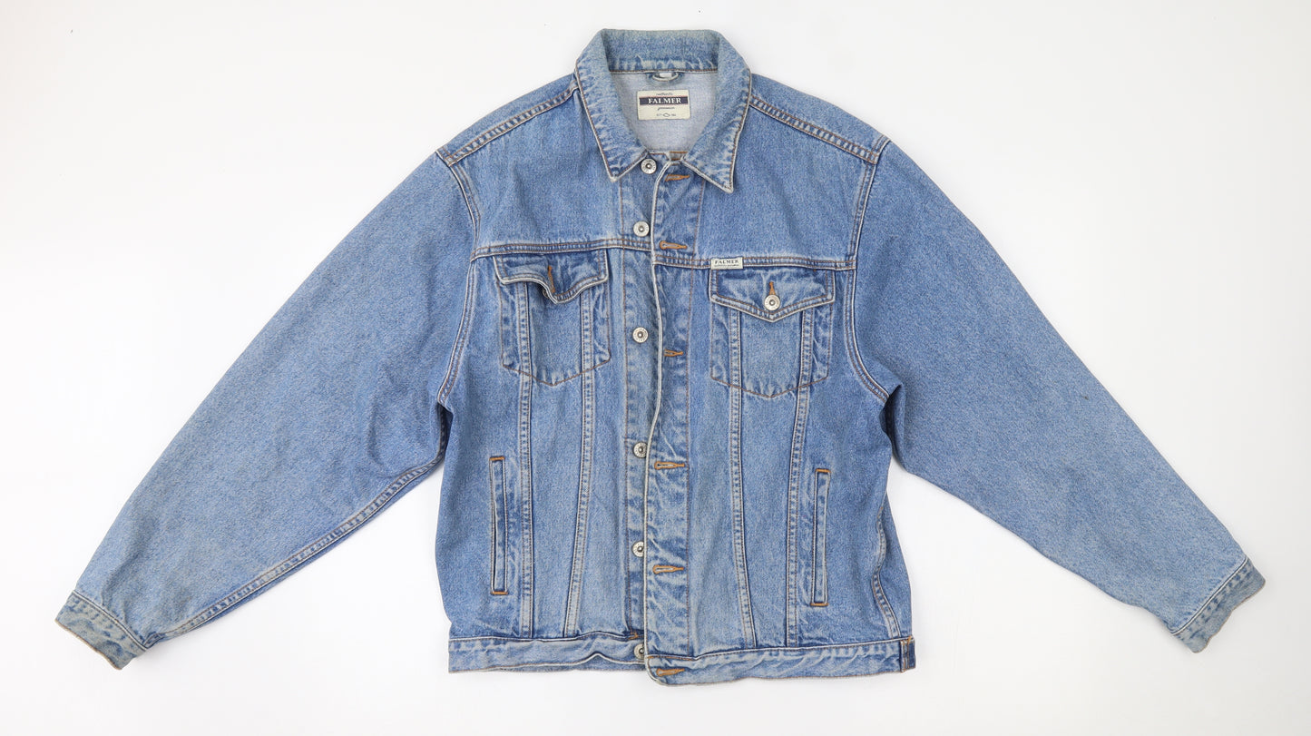 FALMER Womens Blue  Denim Jacket  Size L