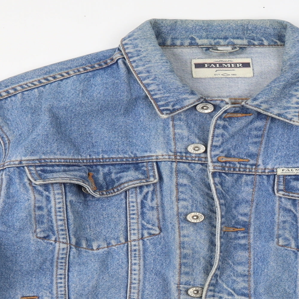 FALMER Womens Blue  Denim Jacket  Size L