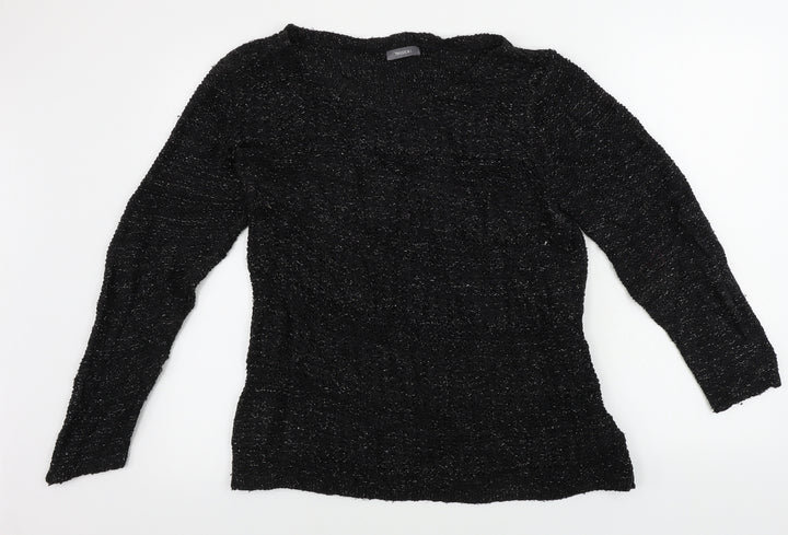 Yessica Womens Black Pullover Jumper Size XL