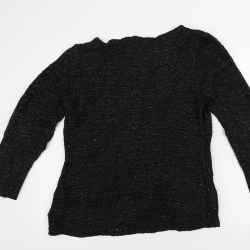 Yessica  Womens Black   Pullover Jumper Size XL