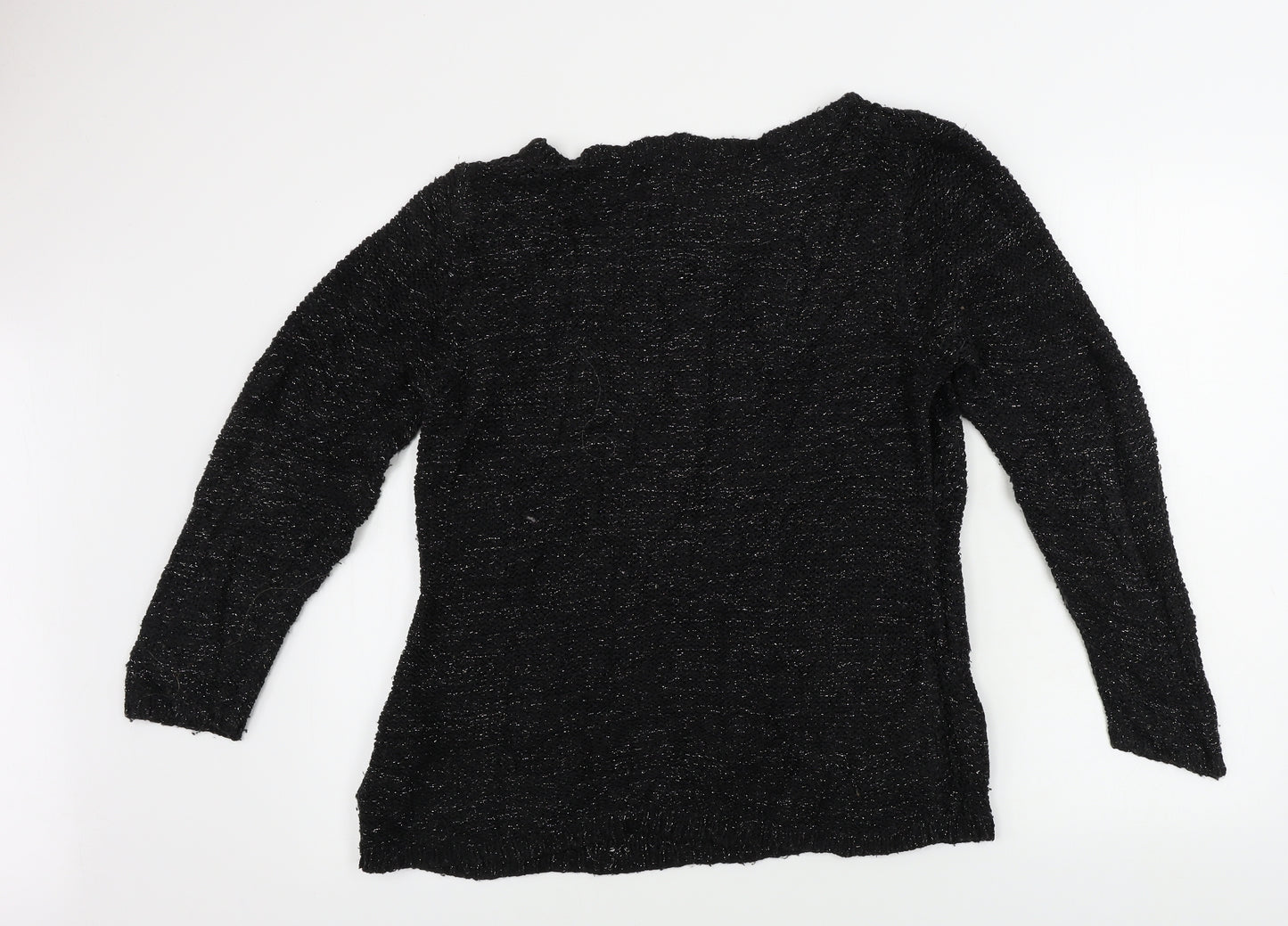 Yessica  Womens Black   Pullover Jumper Size XL