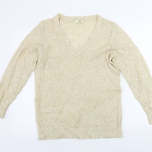 Oasis  Womens Beige   Pullover Jumper Size L