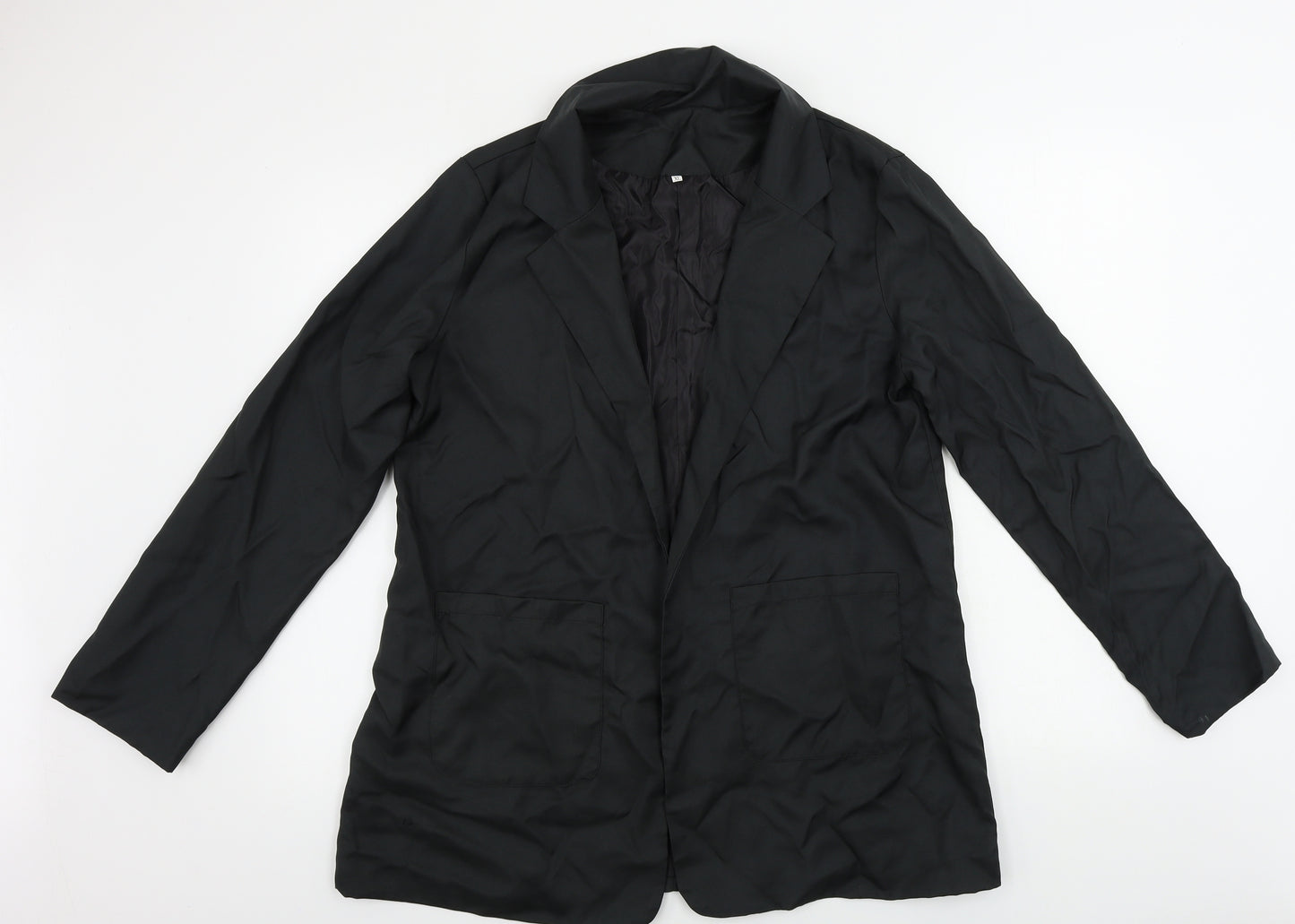 Preworn  Womens Black   Jacket Blazer Size XL
