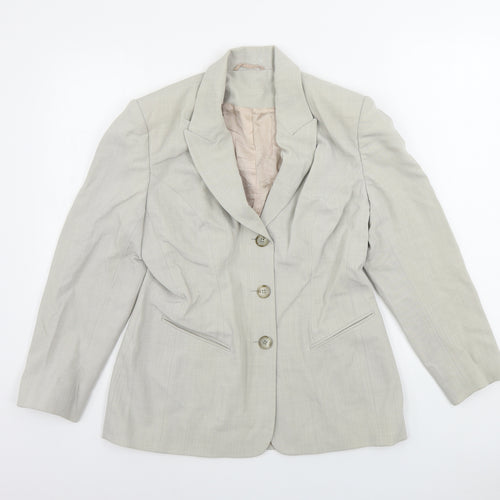 Principles  Womens Grey   Jacket Blazer Size 12