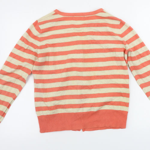 Redherring     Womens Orange Polka Dot  Cardigan Jumper Size 14