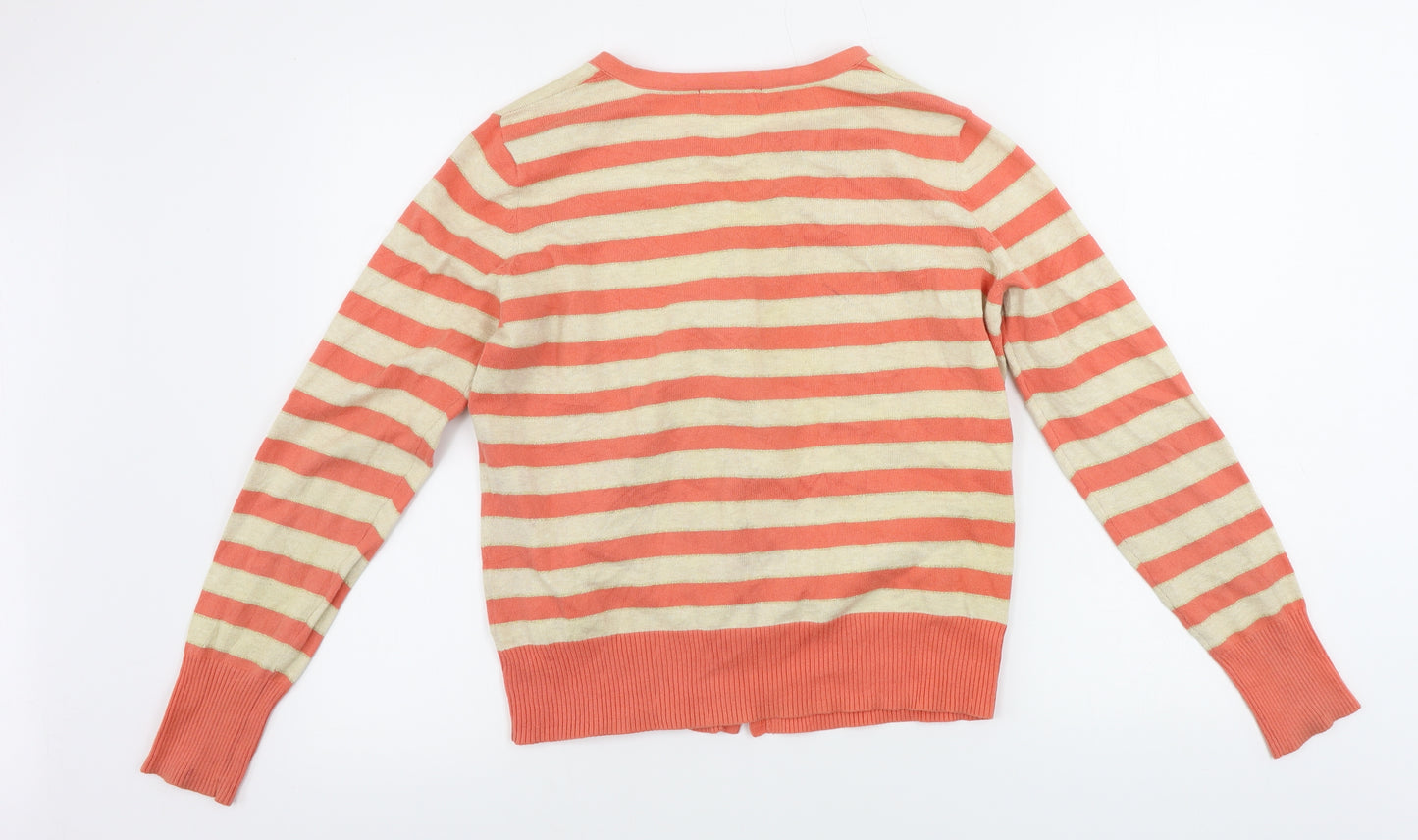 Redherring     Womens Orange Polka Dot  Cardigan Jumper Size 14