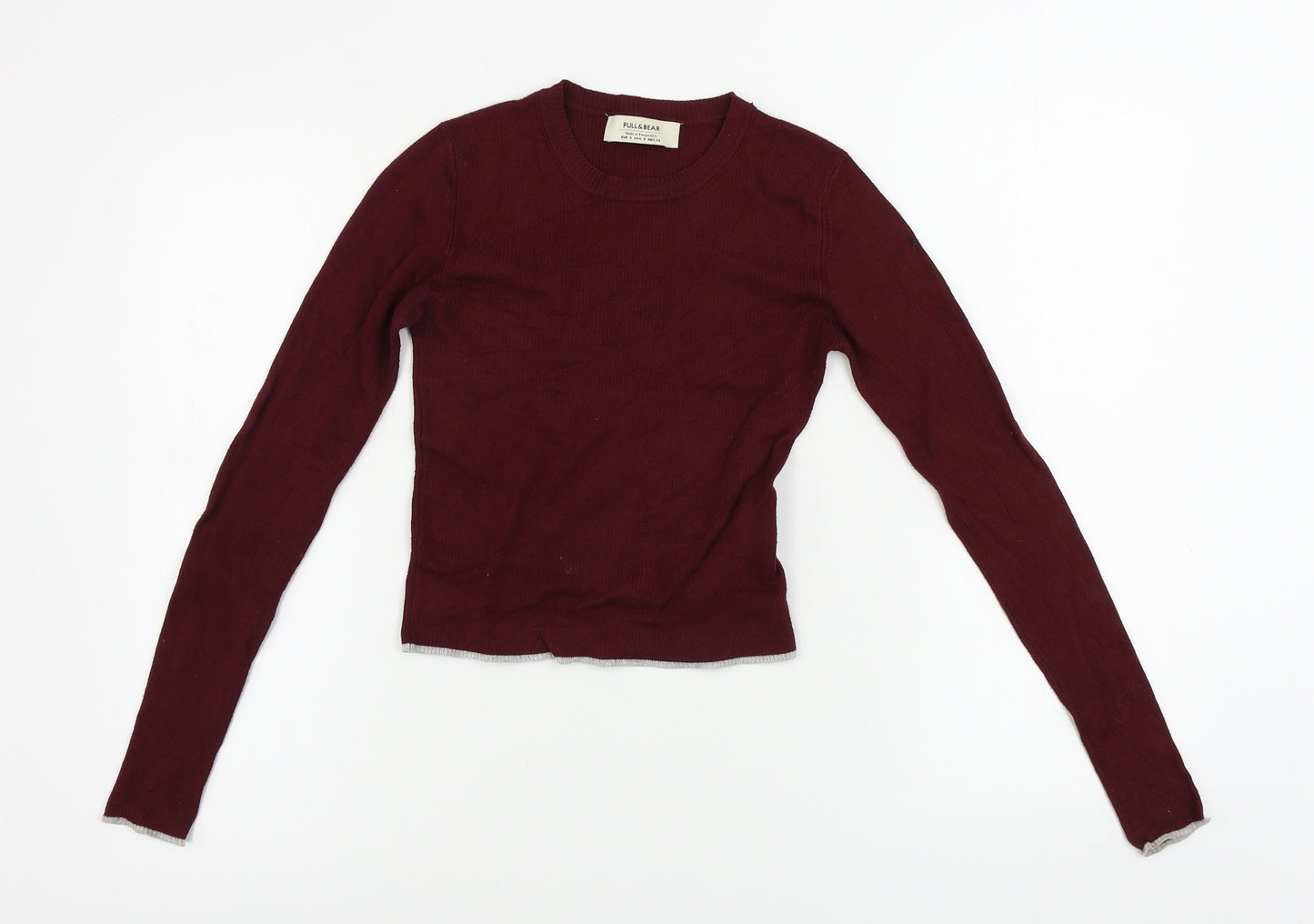 Pull&Bear Boys Red   Pullover Jumper Size S