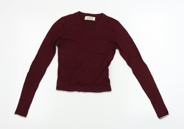Pull&Bear Boys Red   Pullover Jumper Size S