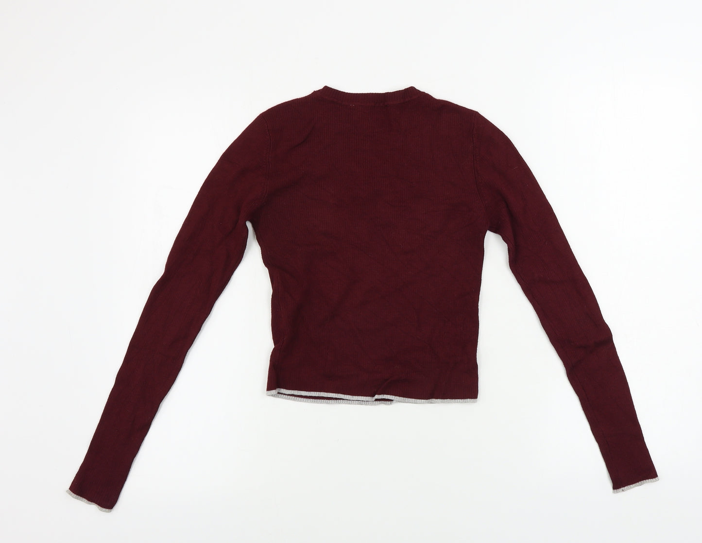 Pull&Bear Boys Red   Pullover Jumper Size S