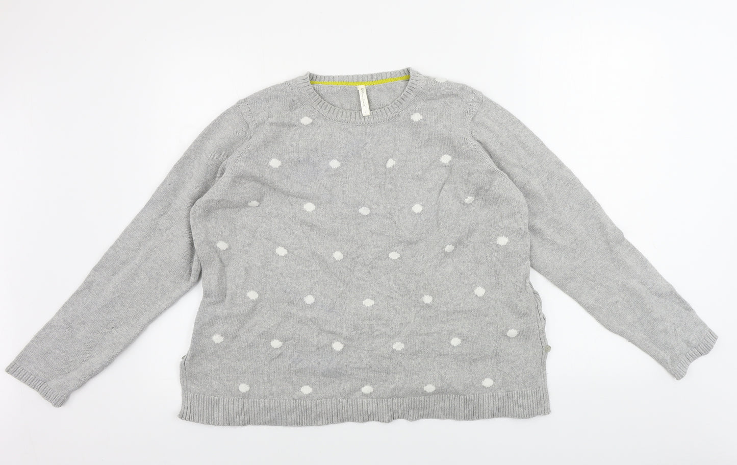 Rare Editions Womens Grey   Pullover Jumper Size L
