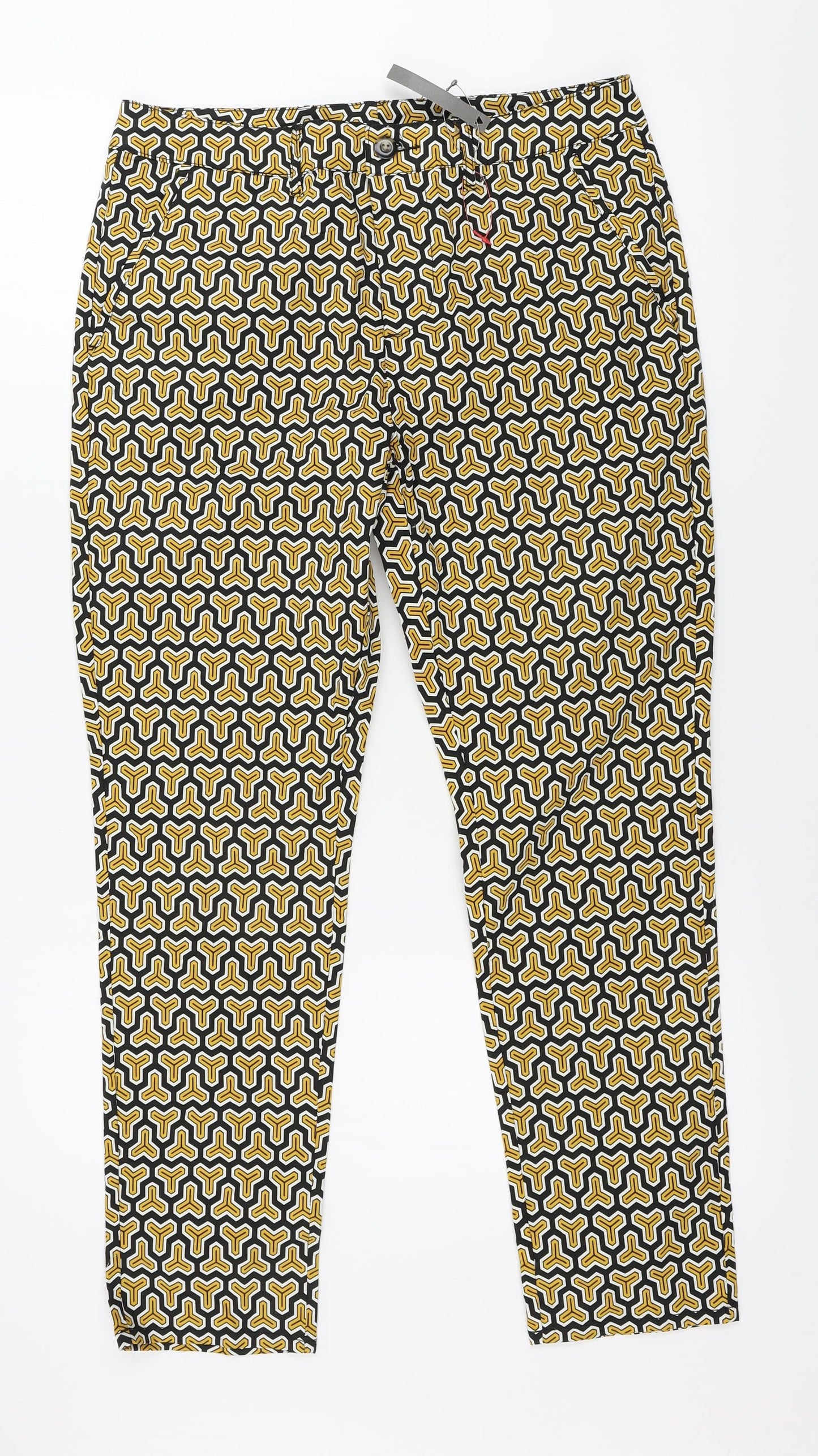 ASOS  Womens Yellow   Trousers  Size 32 in L32 in