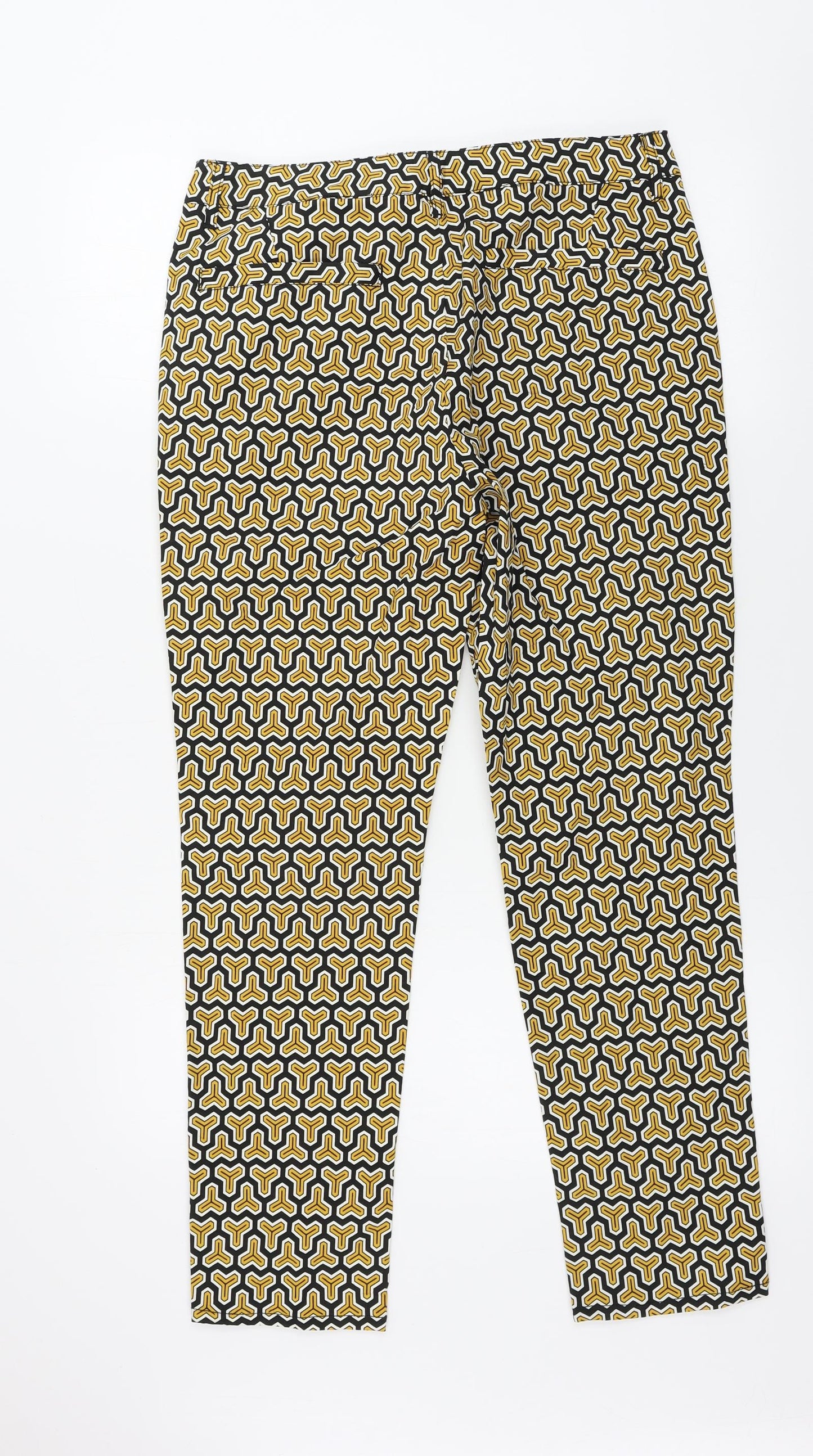 ASOS  Womens Yellow   Trousers  Size 32 in L32 in