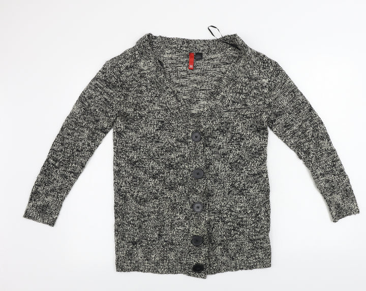 H&M Womens Beige Cardigan Jumper Size 8
