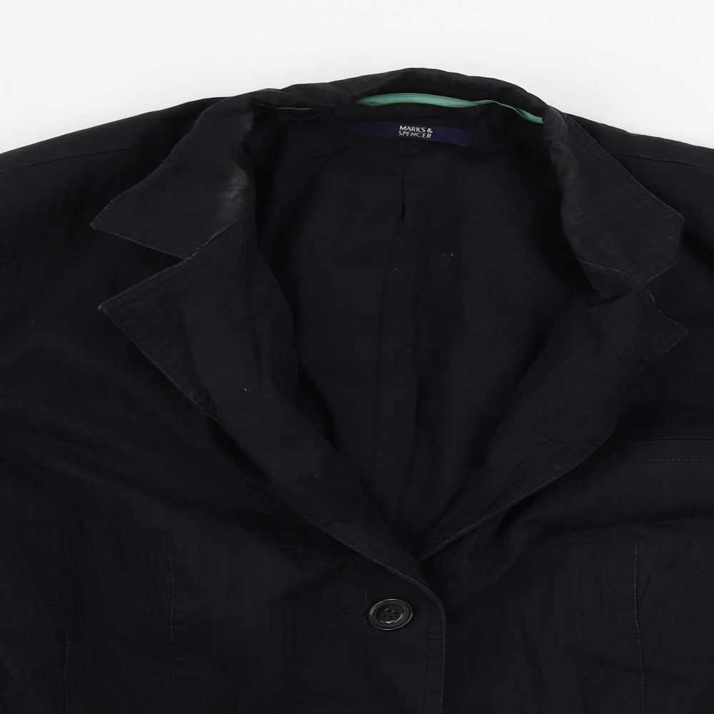 Marks and Spencer  Womens Black   Jacket Blazer Size 20
