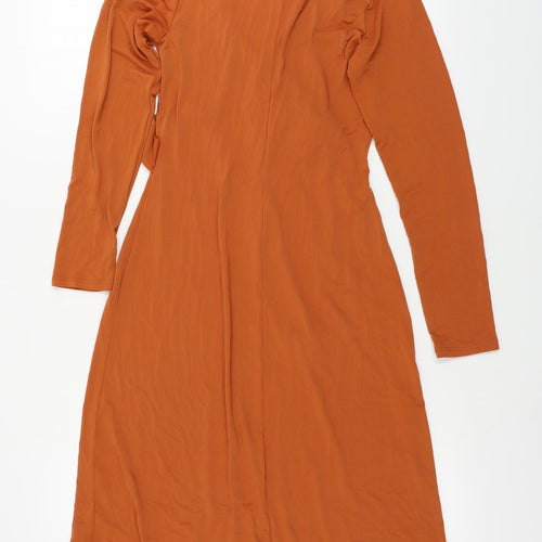 ASOS  Womens Orange   A-Line  Size 8