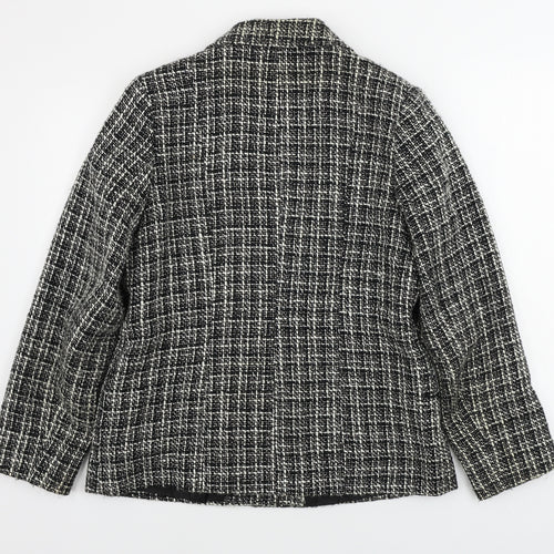 Wardrobe  Womens Beige Check  Jacket Blazer Size 14
