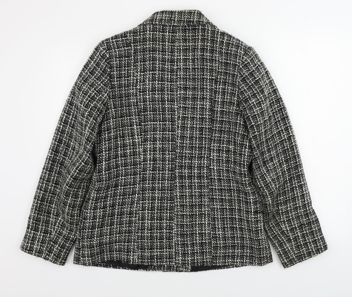 Wardrobe  Womens Beige Check  Jacket Blazer Size 14
