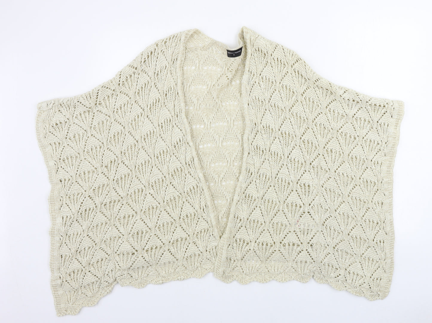 Dorothy Perkins  Womens Beige   Cardigan Jumper Size XL